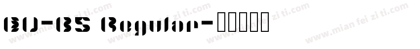 EU-B5 Regular字体转换